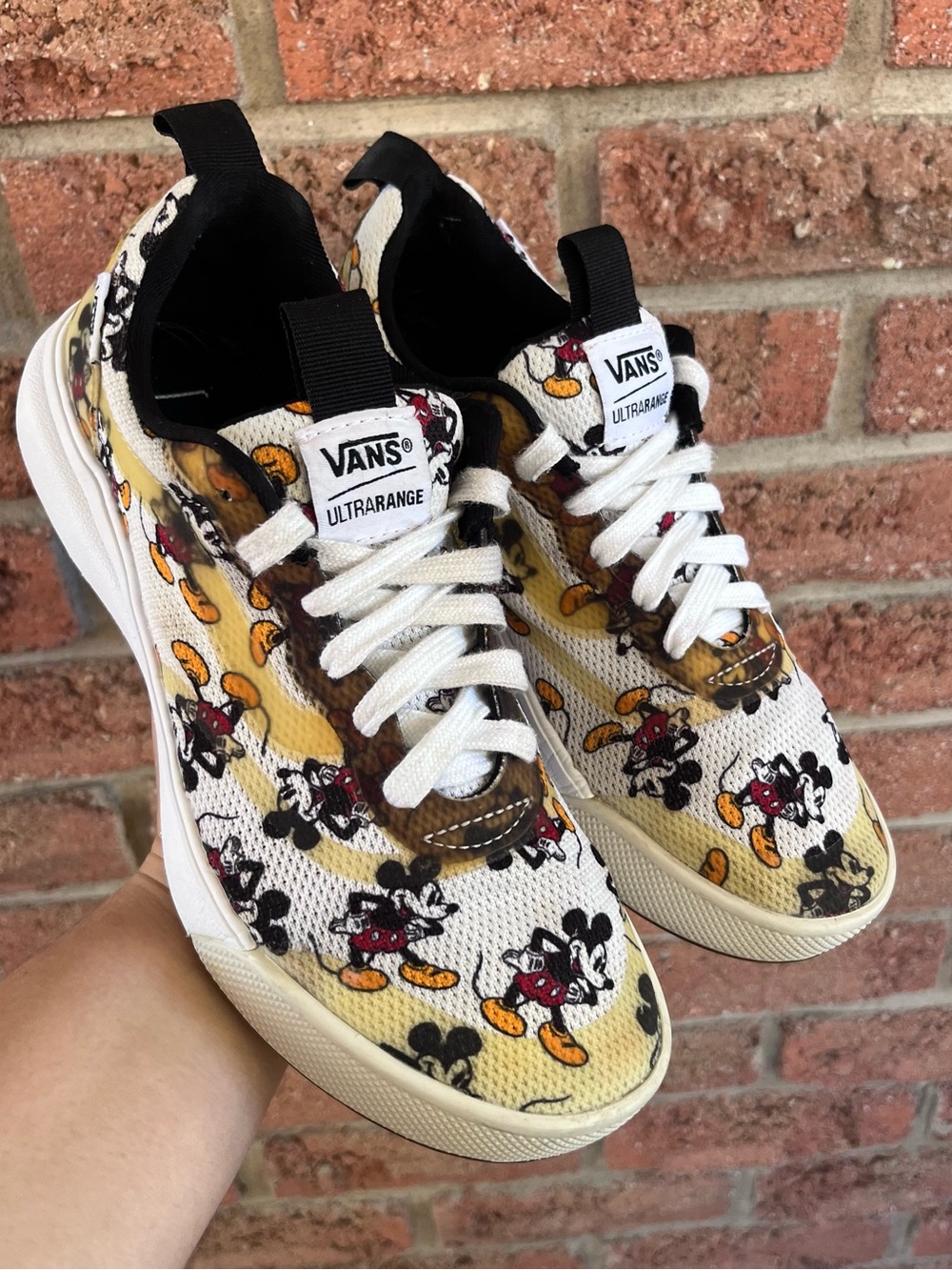 RARE Disney x Vans UltraRange Mickey Mouse Sneakers Women’s 8